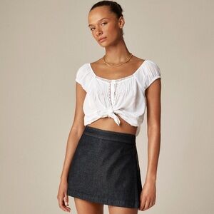 NWT J.Crew Denim Skort